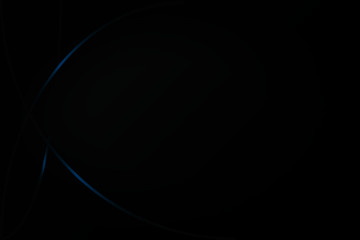 Black background with blue arcs