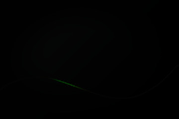 Black background with green wave highlight