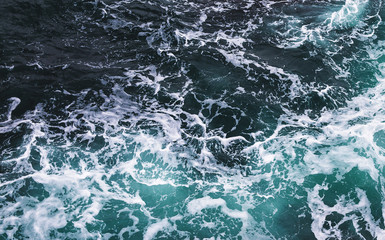 Fototapeta na wymiar texture of the stormy sea