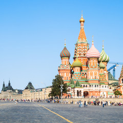 Obraz premium Pokrovsky Cathedral on Red Square in Moscow