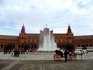 Naklejka premium Plaza de España, Sevilla