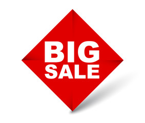red vector banner big sale