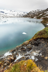 Obraz premium Djupvatnet lake, Norway