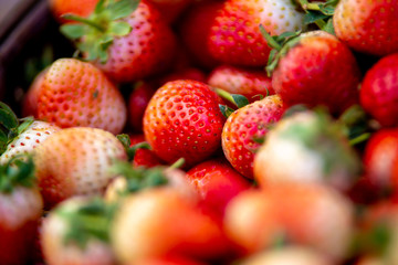 Strawberries background. Strawberry fruit background.