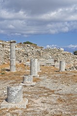 Ruins of Ancient Thera, Santorini, Greece