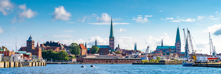 Panorama von Lübeck
