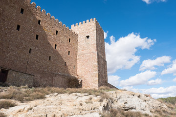 Fototapeta na wymiar Castle of the Bishops of Sigüenza, Span