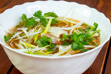 Cold Vietnam chicken soup