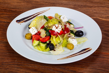 Traditional Greek salad