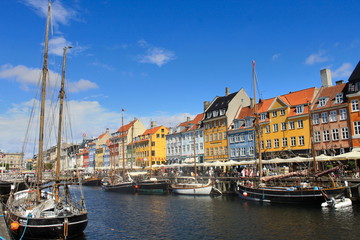 Fototapeta na wymiar Port in Copenhagen