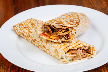 Doner Kebab with meat