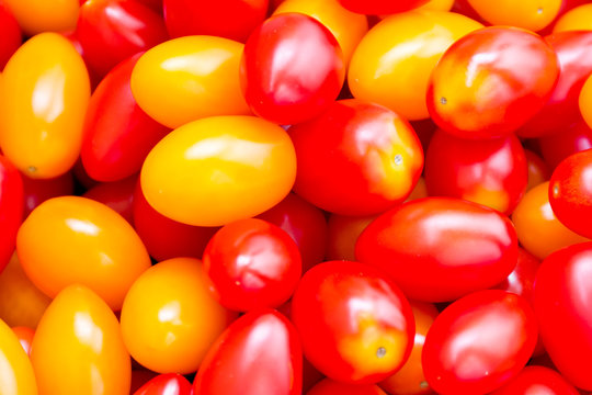Background with fresh tomatos