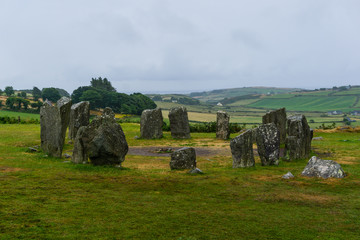 Obraz na płótnie Canvas Drombeg Stone Circle in Irland