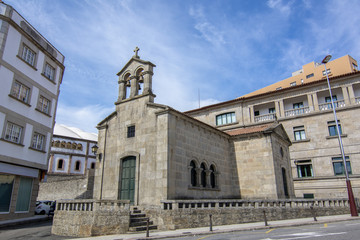 Fototapeta na wymiar Capilla de San Roque en el centro de Pontevedra