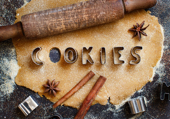 Making cookie letters
