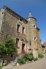 Fototapeta na wymiar Chateauneuf-en-Auxois, Burgund