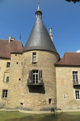 Naklejka premium Schloss Commarin, Burgund