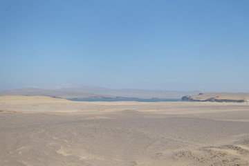 peruvian landscape paracas