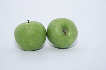two green apples