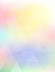 Obraz premium Summertime background. Abstract soft color blurred light pattern with triangles