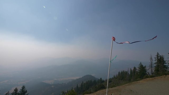 A windy day on top of Woodrat Mountain in Southern Oregon.