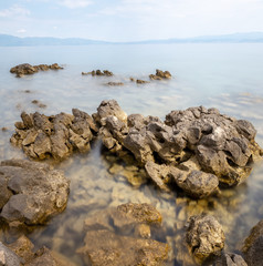 Rocky shore of the Adriatic