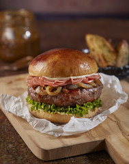 Hamburguesa de res