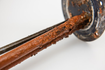 Broken boiller scum rust repair or change detail