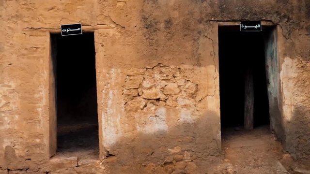 Old ancient ruins of buildings in Algeria, Tlemcen
