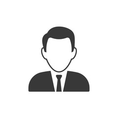 User icon. Vector. Isolated.
