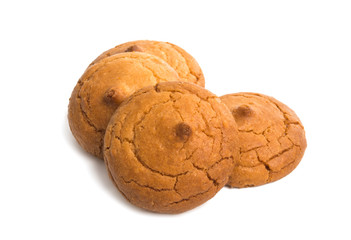 nut cookies isolated