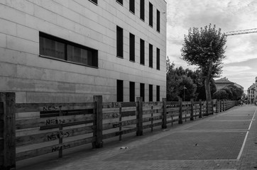 Villava, Espa&ntilde;a, 21/09/2018 : View of the streets of Villava