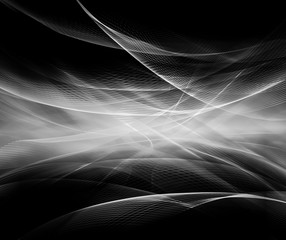 Abstract black and white background