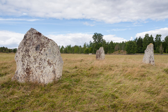 Ekornavallen, ancient, burial, ground, Falk&ouml;ping. Sweden