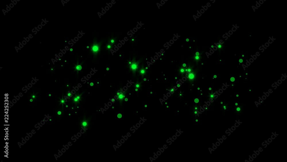 Wall mural abstract bright glitter particles in space, computer generated abstract background, 3d rendering bac