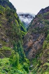 Nature view in Annapurna Conservation Area, Nepal