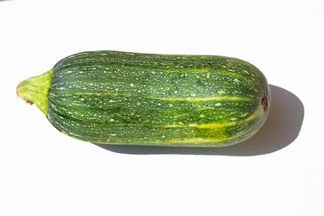 green pumpkin ready to cook