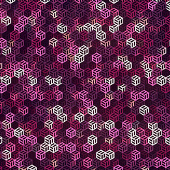 Purple colored abstract surface pattern. Computer generated composition. 3d rendering