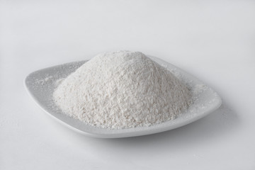 Sifted Flour on  a Plate