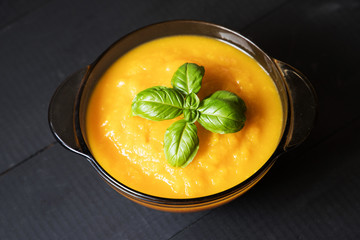 tasty pumpkin soup