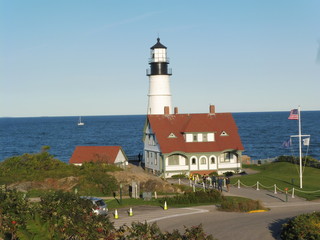 Fototapeta na wymiar Portland Head Light in Maine