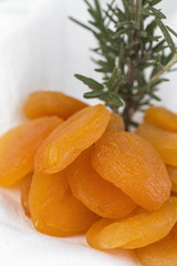 Assortment of nuts. On a light background.