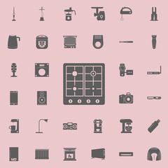 gas stove icon. Electro icons universal set for web and mobile