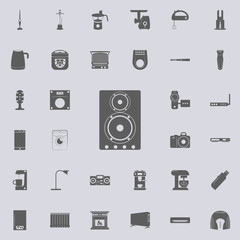 acoustic speakers icon. Electro icons universal set for web and mobile