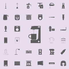 coffee maker icon. Electro icons universal set for web and mobile