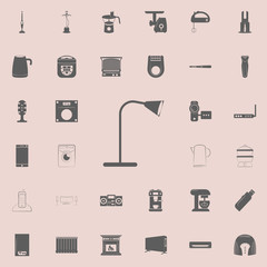 table lamp icon. Electro icons universal set for web and mobile