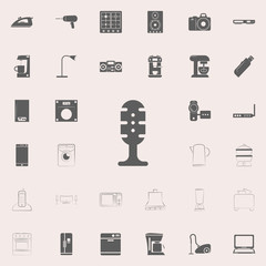 microphone icon. Electro icons universal set for web and mobile