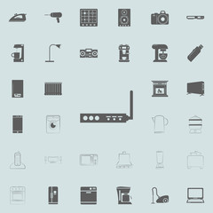 internet modem icon. Electro icons universal set for web and mobile