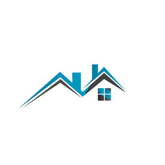 Fototapeta premium real estate logo house roof design vector