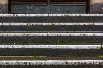 old staircase in the park